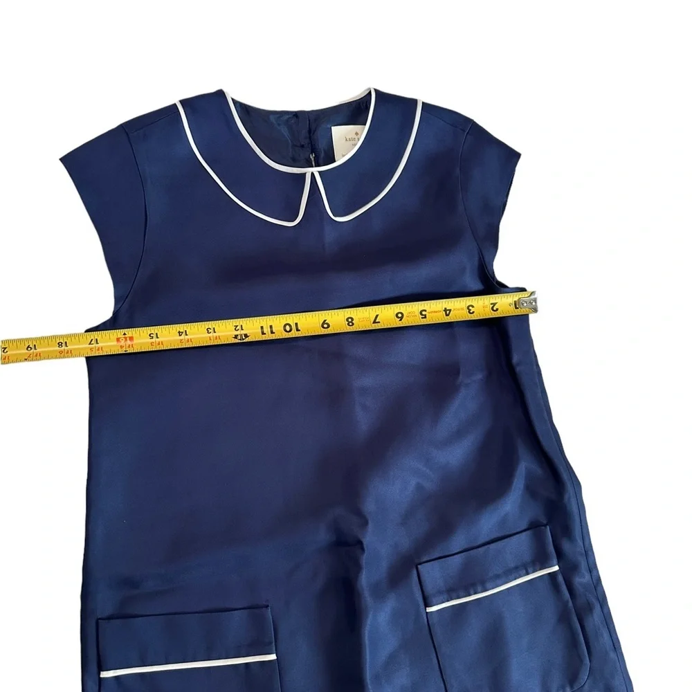 Kate Spade French Thelma Peter Pan Collar Dress Size 4 - Picture 15 of 17